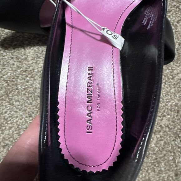 Isaac-Mizrahi Riley Women's Black 7.5 Heels Pumps Glamour Vintage 2000's New - Picture 12 of 12
